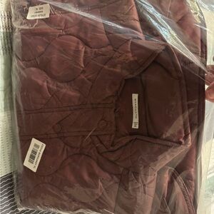 Burgundy Quilted Vest